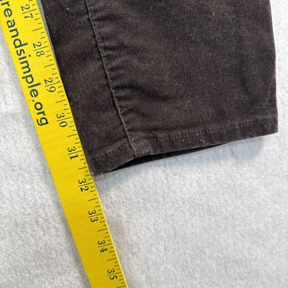 KUT From the Kloth High Rise Diana Corduroy Pants Jeans Women's Size 12 Brown - Picture 10 of 10